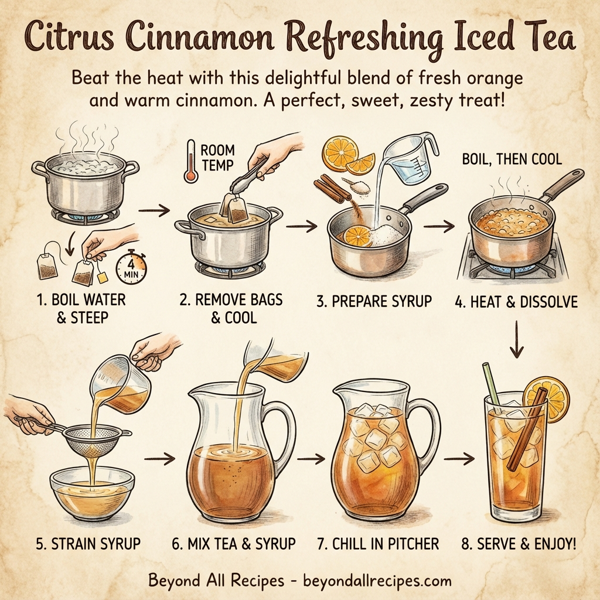 Citrus Cinnamon Refreshing Iced Tea instructions