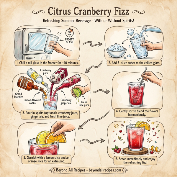 Citrus Cranberry Fizz instructions