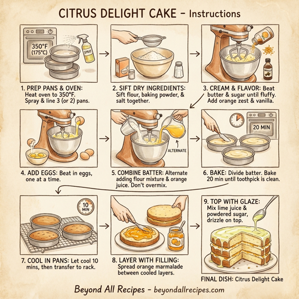 Citrus Delight Cake instructions