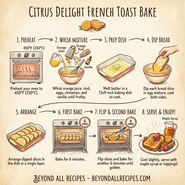 Citrus Delight French Toast Bake instructions