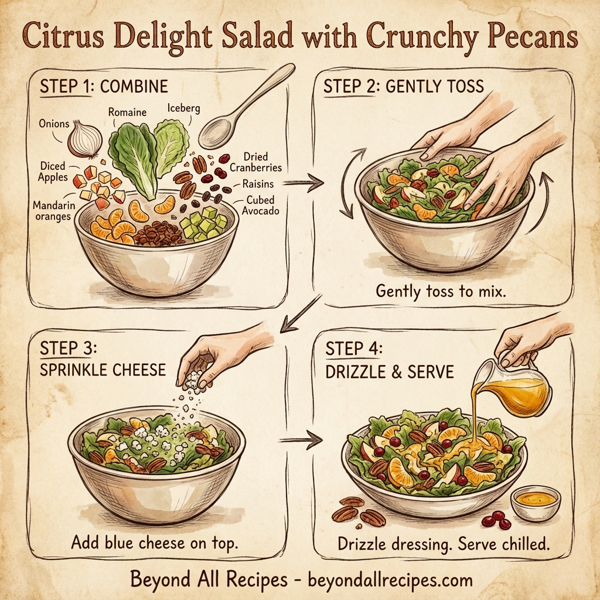 Citrus Delight Salad with Crunchy Pecans instructions