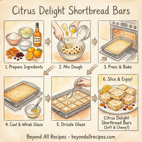 Citrus Delight Shortbread Bars instructions