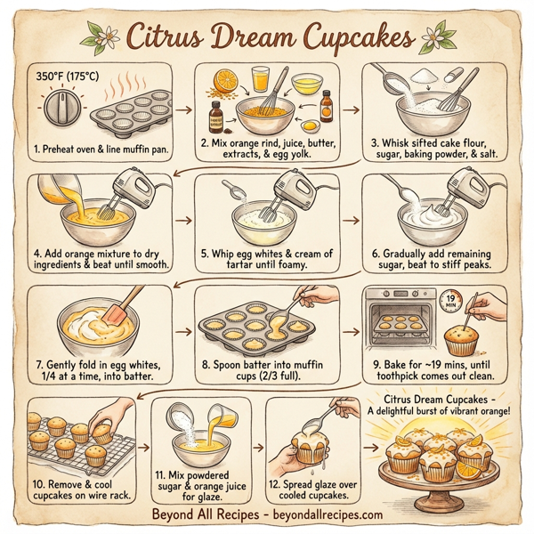 Citrus Dream Cupcakes instructions