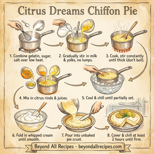 Citrus Dreams Chiffon Pie instructions