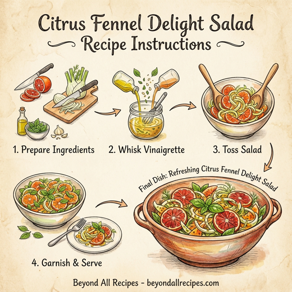 Citrus Fennel Delight Salad instructions