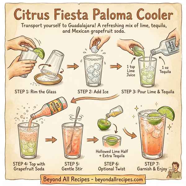 Citrus Fiesta Paloma Cooler instructions
