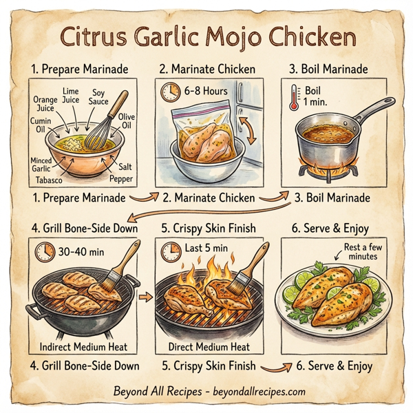 Citrus Garlic Mojo Chicken instructions