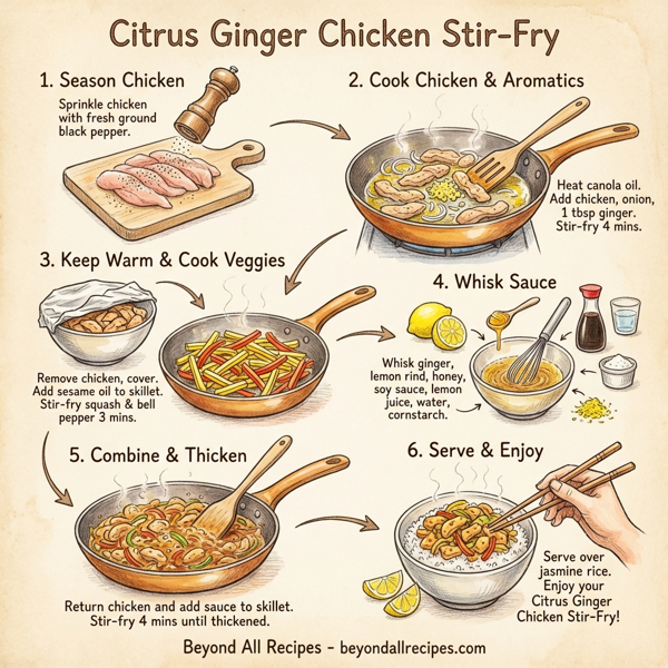 Citrus Ginger Chicken Stir-Fry instructions