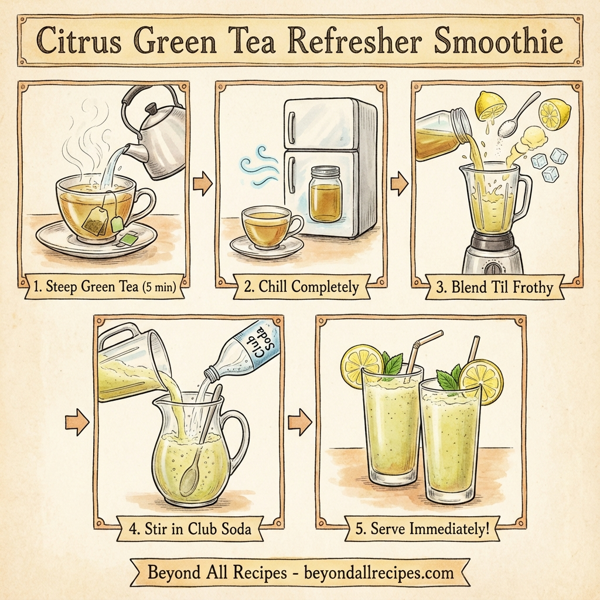 Citrus Green Tea Refresher Smoothie instructions
