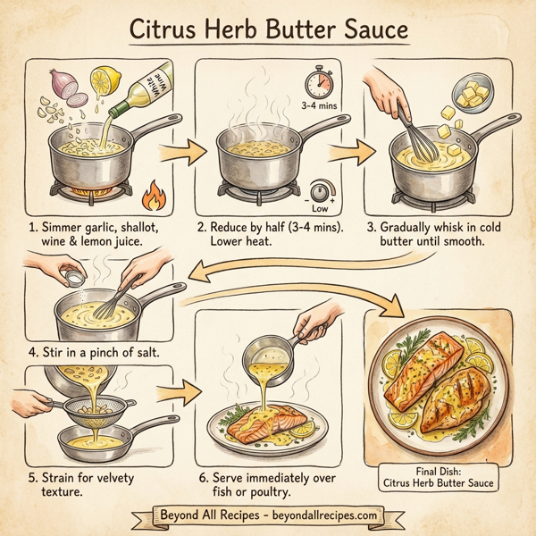 Citrus Herb Butter Sauce instructions