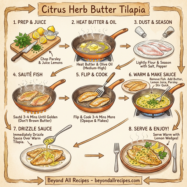Citrus Herb Butter Tilapia instructions