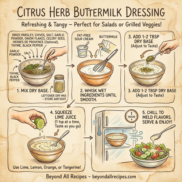 Citrus Herb Buttermilk Dressing instructions