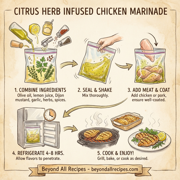 Citrus Herb Infused Chicken Marinade instructions