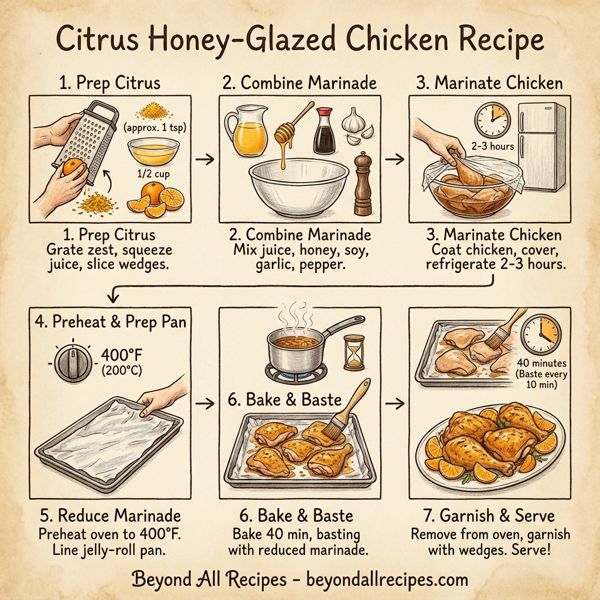 Citrus Honey-Glazed Chicken instructions