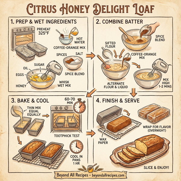 Citrus Honey Delight Loaf instructions