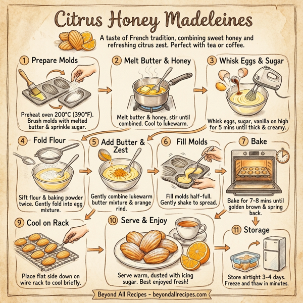 Citrus Honey Madeleines instructions