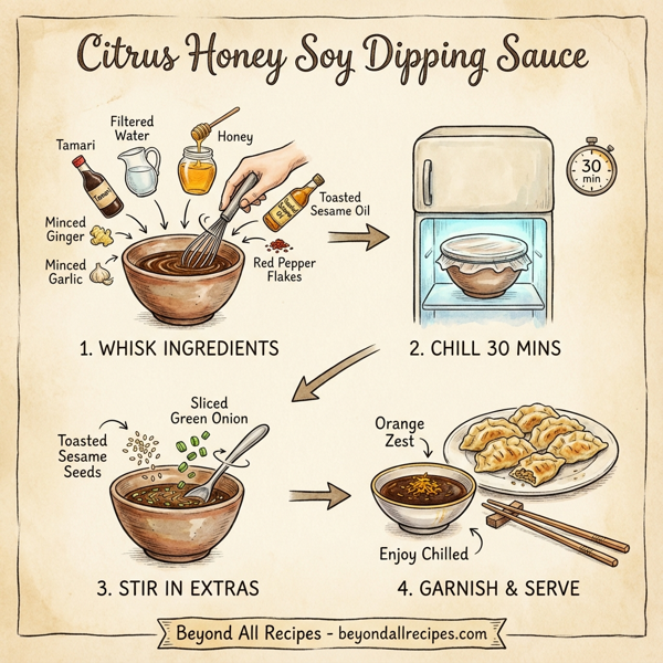 Citrus Honey Soy Dipping Sauce instructions