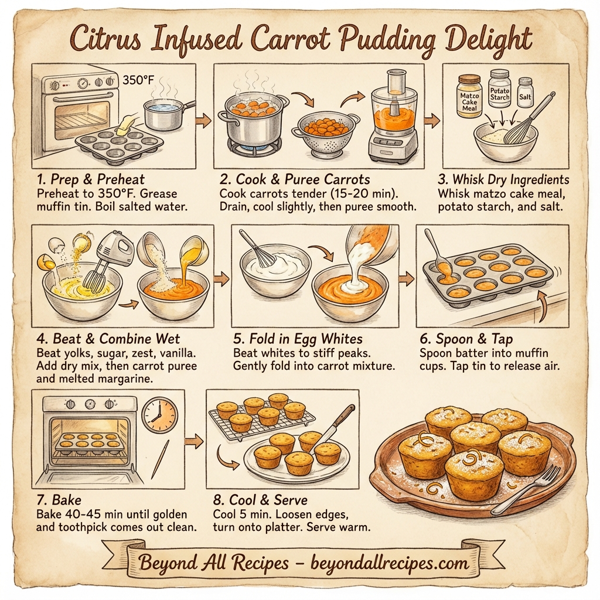 Citrus Infused Carrot Pudding Delight instructions
