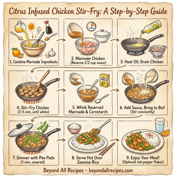 Citrus Infused Chicken Stir-Fry instructions