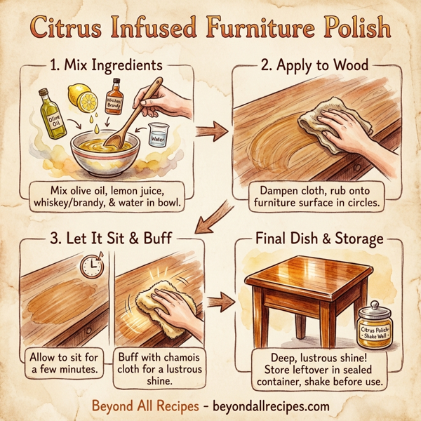 Citrus Infused Furniture Polish instructions