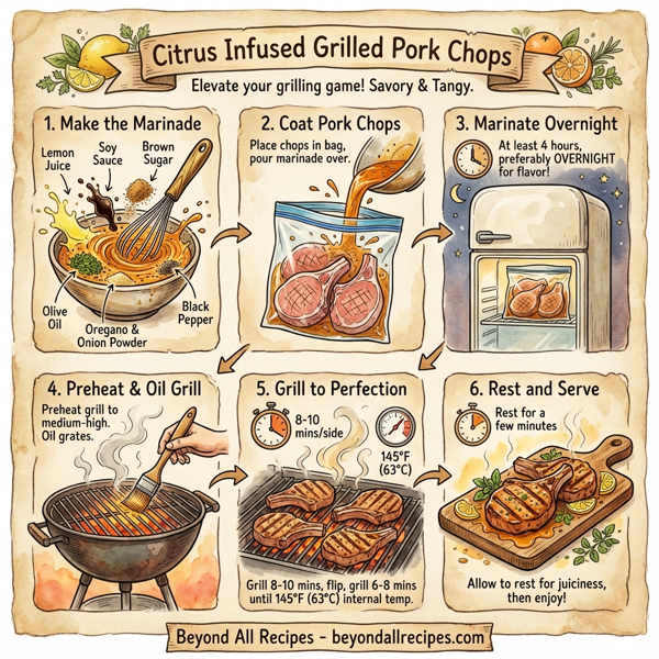 Citrus Infused Grilled Pork Chops instructions