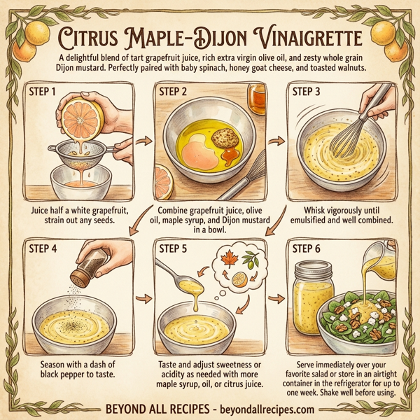 Citrus Maple-Dijon Vinaigrette instructions