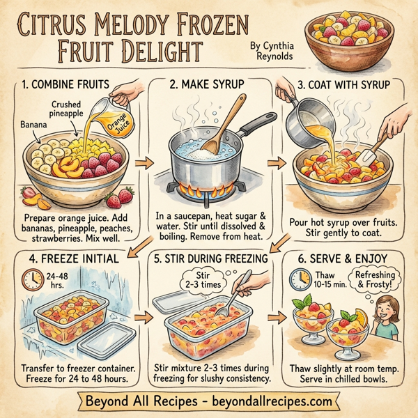 Citrus Melody Frozen Fruit Delight instructions