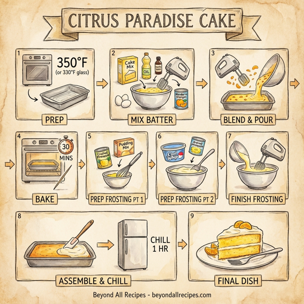 Citrus Paradise Cake instructions