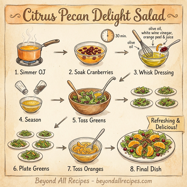 Citrus Pecan Delight Salad instructions