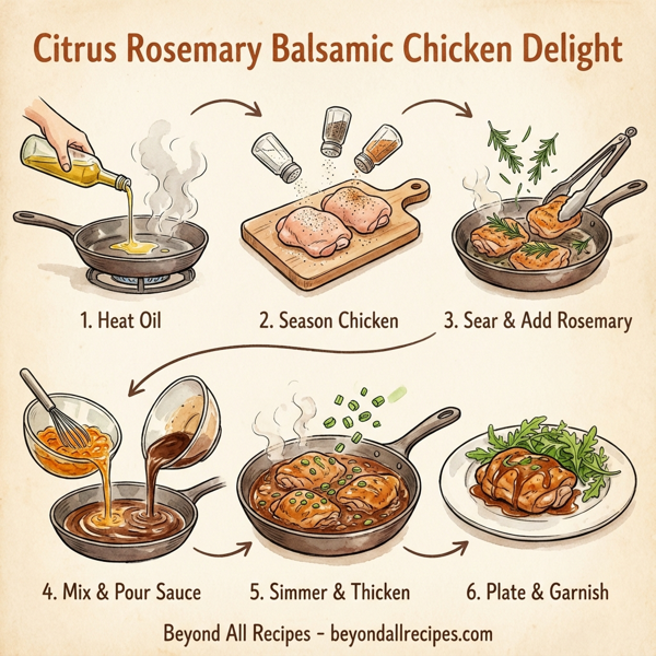 Citrus Rosemary Balsamic Chicken Delight instructions
