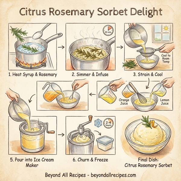 Citrus Rosemary Sorbet Delight instructions