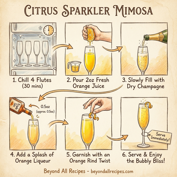 Citrus Sparkler Mimosa instructions