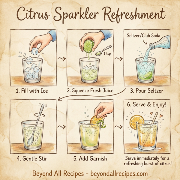Citrus Sparkler Refreshment instructions