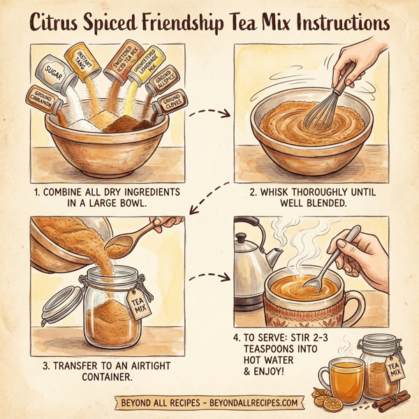 Citrus Spiced Friendship Tea Mix instructions