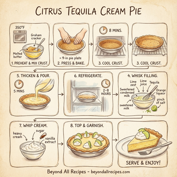 Citrus Tequila Cream Pie instructions