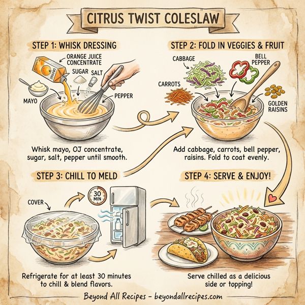 Citrus Twist Coleslaw instructions