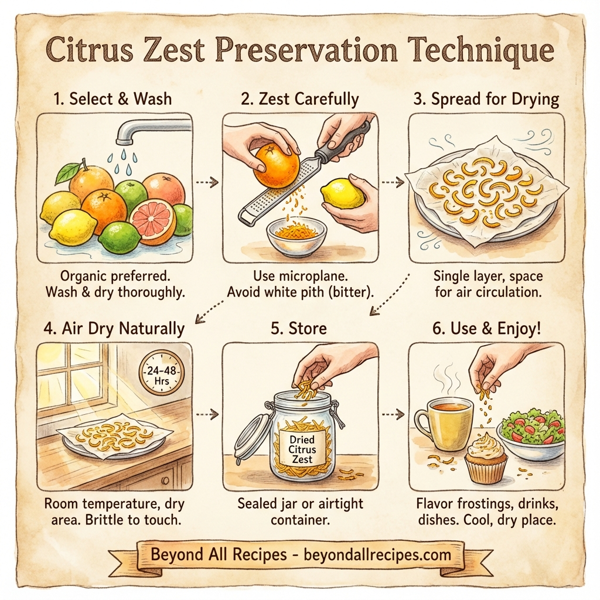 Citrus Zest Preservation Technique instructions
