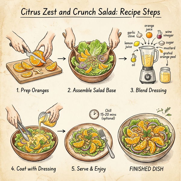 Citrus Zest and Crunch Salad instructions