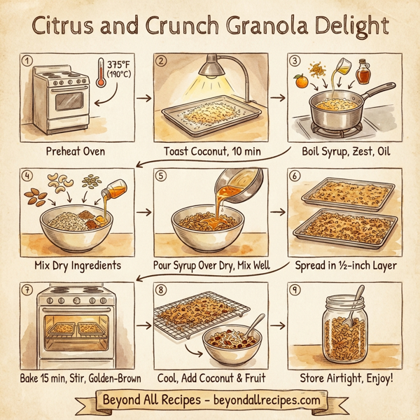 Citrus and Crunch Granola Delight instructions