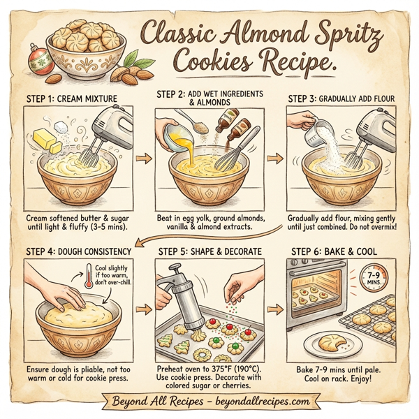 Classic Almond Spritz Cookies instructions