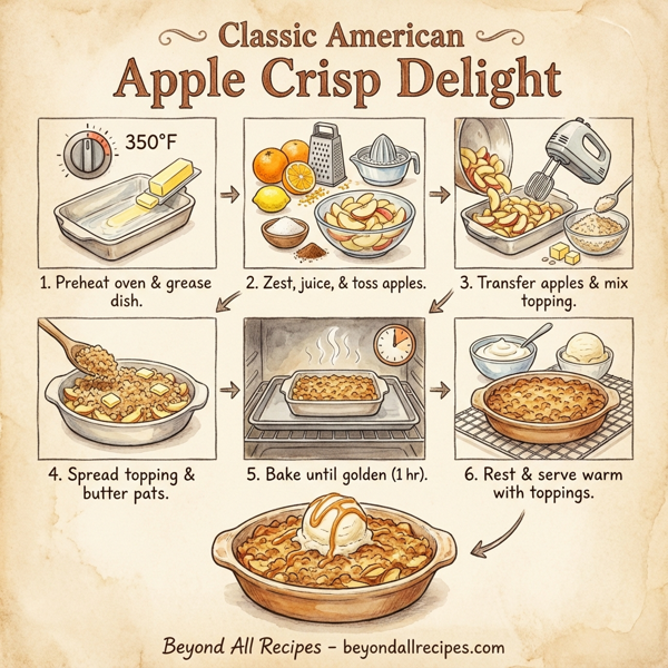 Classic American Apple Crisp Delight instructions