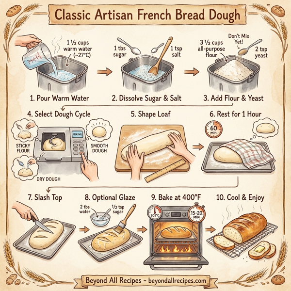 Classic Artisan French Bread Dough instructions