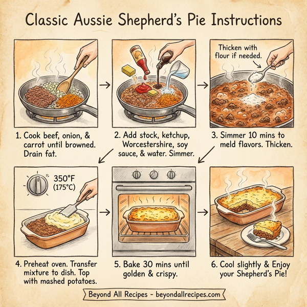Classic Aussie Shepherd's Pie instructions