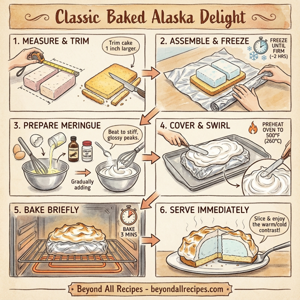 Classic Baked Alaska Delight instructions