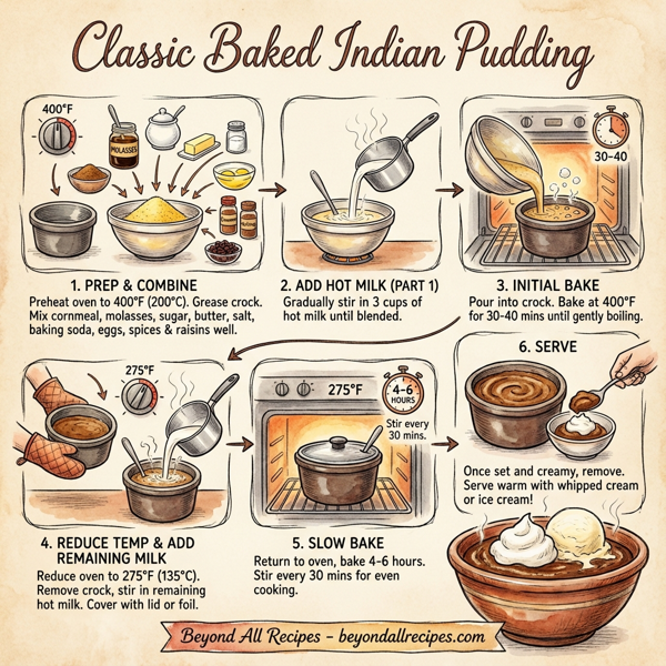 Classic Baked Indian Pudding instructions