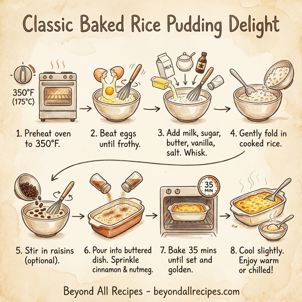 Classic Baked Rice Pudding Delight instructions