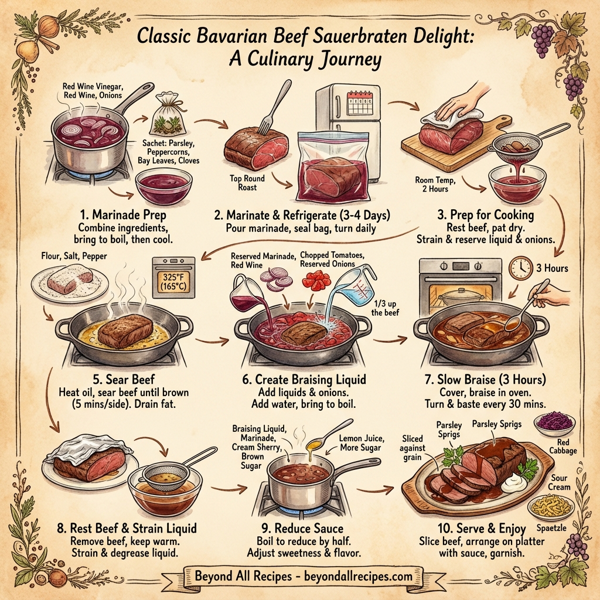 Classic Bavarian Beef Sauerbraten Delight instructions