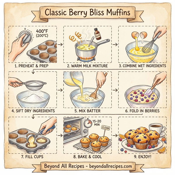 Classic Berry Bliss Muffins instructions