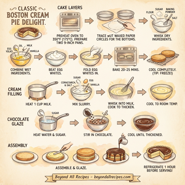 Classic Boston Cream Pie Delight instructions