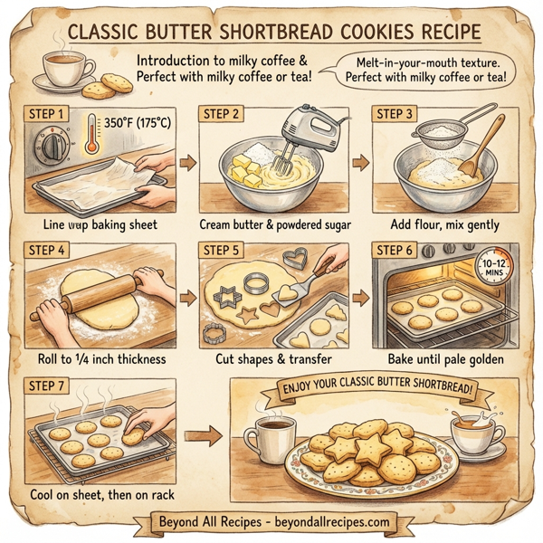 Classic Butter Shortbread Cookies instructions